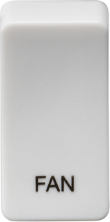 ML Accessories Switch Cover Marked FAN - White