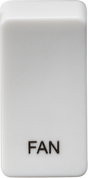ML Accessories Switch Cover Marked FAN - White