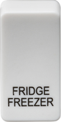 Switch Cover Marked 'FRIDGE/FREEZER' - White