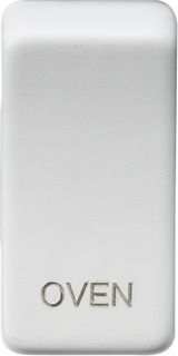ML Accessories GDOVENMW Switch Cover Marked OVEN - Matt White