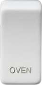 ML Accessories GDOVENMW Switch Cover Marked OVEN - Matt White