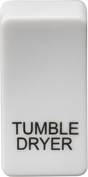 ML Accessories Switch Cover 'Marked TUMBLE DRYER' in White