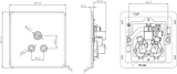 5A Unswitched Socket - Side View