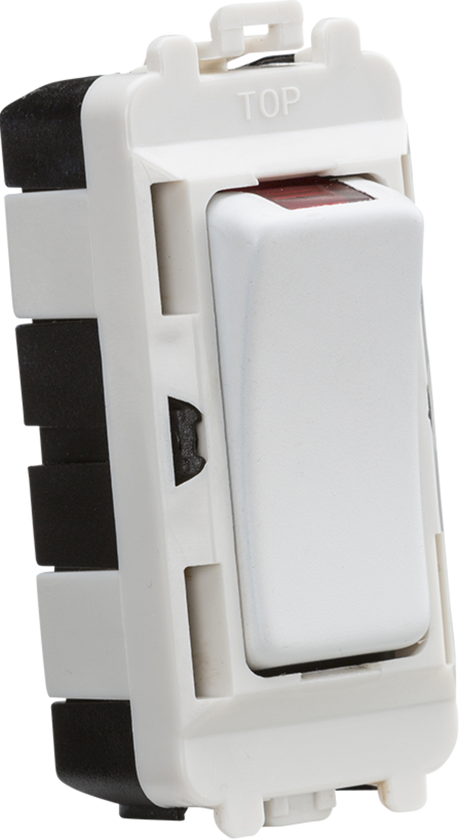 20AX DP Module with LED Indicator - Matt White