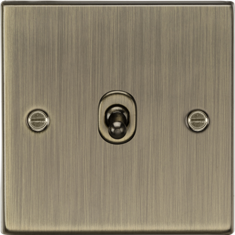 10AX 1G 2-way Toggle Switch in Antique Brass