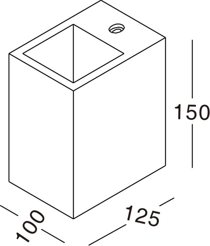 ML Accessories G9 40W Cuboid Wall Light