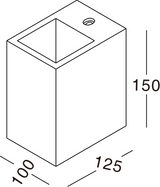 ML Accessories G9 40W Cuboid Wall Light