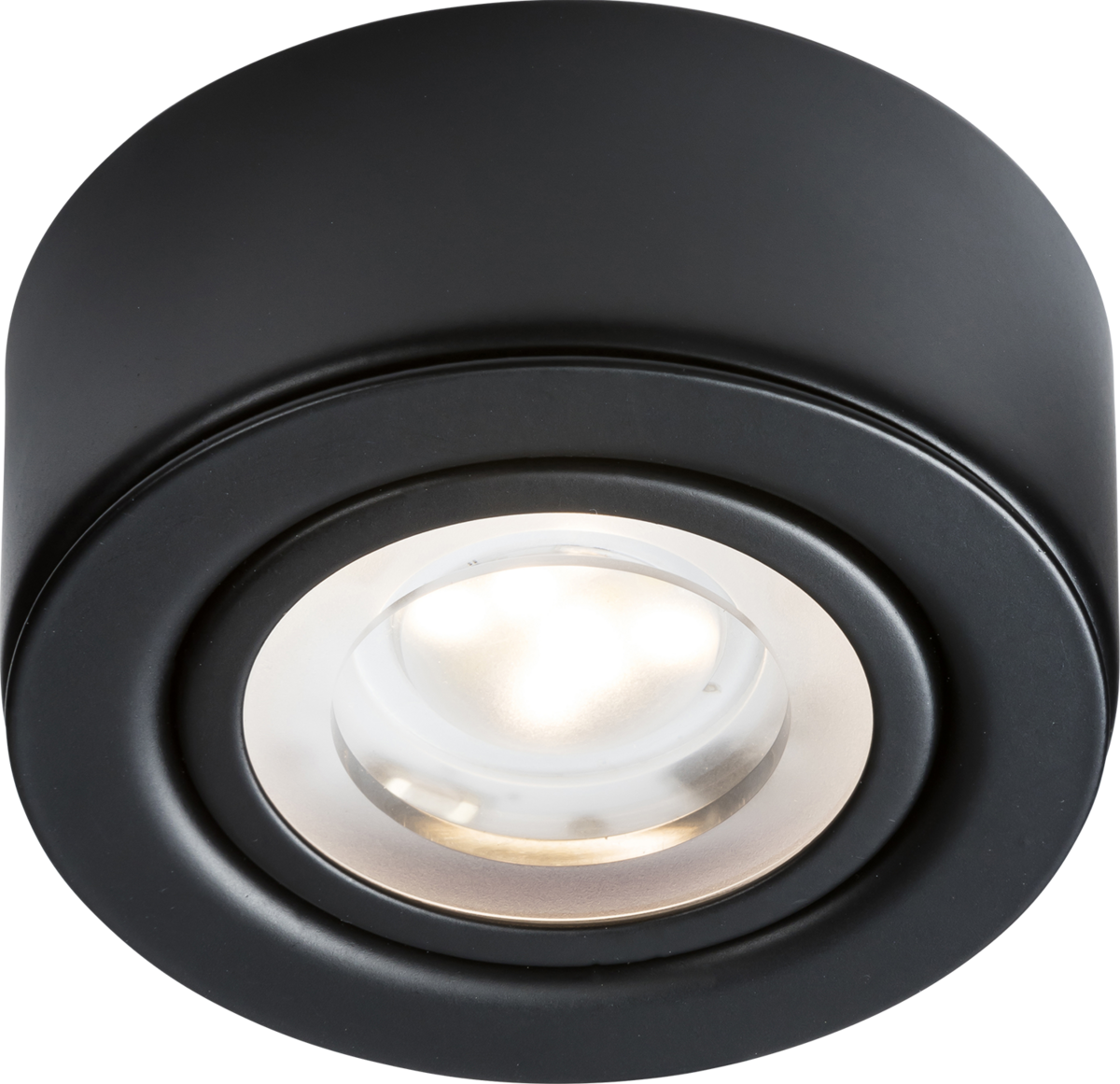 Knightsbridge 230V 2W LED Under Cabinet Light - Matt Black with Adjustable CCT