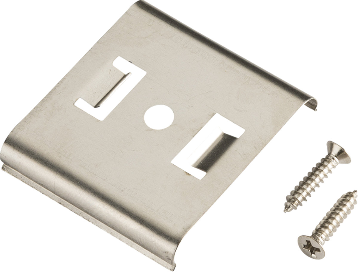 Metal Mounting Clip for Flat LED Strip with Screws
