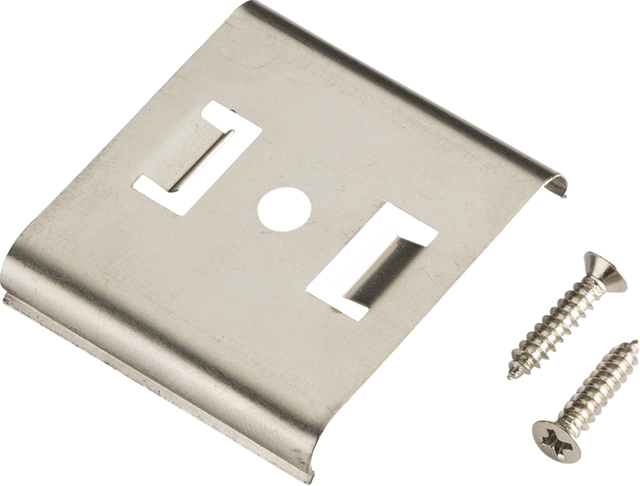 Metal Mounting Clip for Flat LED Strip with Screws