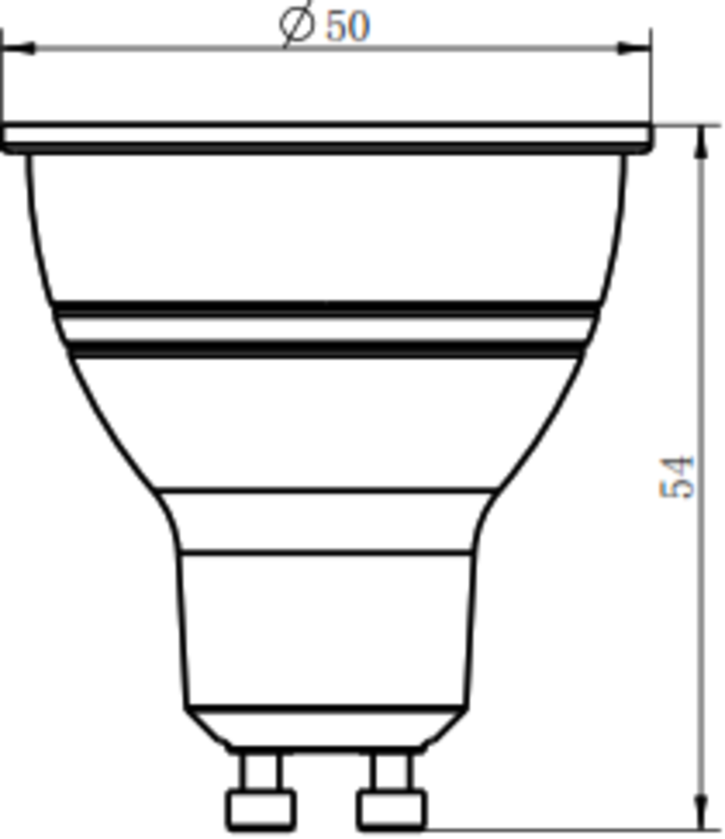 230V 5W GU10 LED Cool White 440 Lumen Bulb