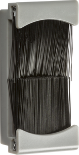 Knightsbridge Grey Brush Module 25 x 50mm - Euro Module Design
