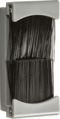 Knightsbridge Grey Brush Module 25 x 50mm - Euro Module Design