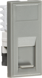 UTP CAT5e RJ45 Outlet Module 25 x 50mm - Grey