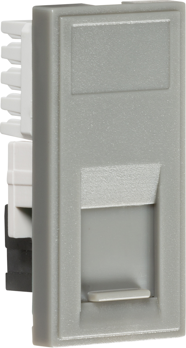 UTP CAT6 RJ45 Outlet Module 25mm x 50mm - Grey