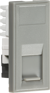 UTP CAT6 RJ45 Outlet Module 25mm x 50mm - Grey