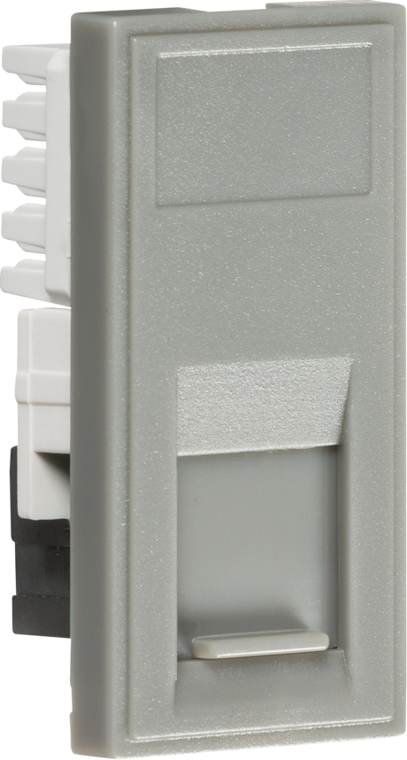 UTP CAT6 RJ45 Outlet Module 25mm x 50mm - Grey