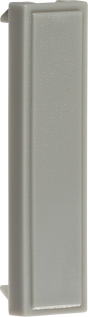 Pack of 10 Quarter Blanking Modules - Grey - NETQGY