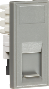RJ11 Outlet Module 25 x 50mm - Grey, IDC Terminals