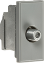 Screened SAT TV Outlet Module 25 x 50mm - Grey
