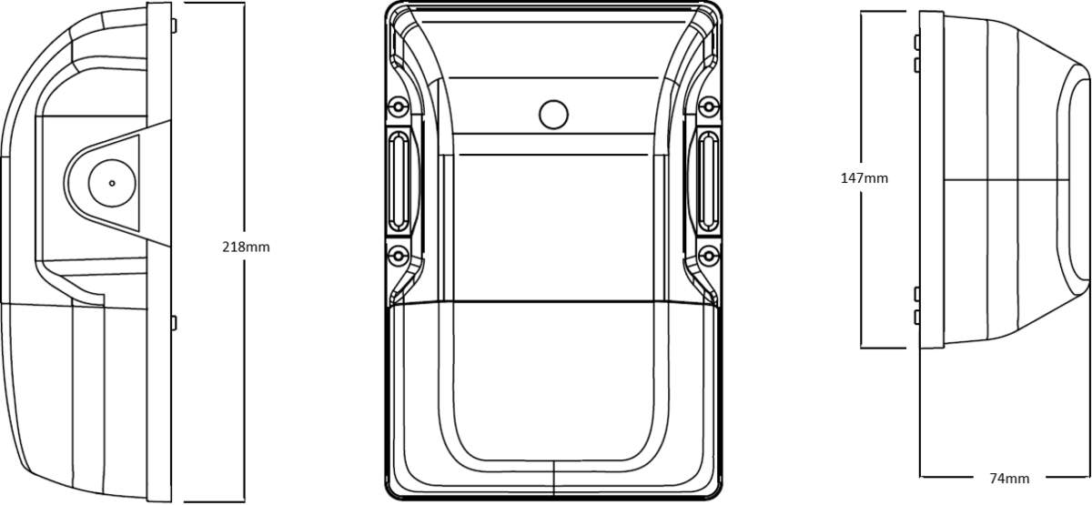 LED Wall Pack - CCT Adjustable