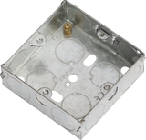 ML Accessories 1G 25mm Galvanised Steel Box