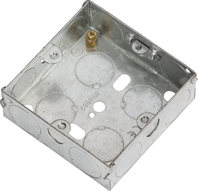 ML Accessories 1G 25mm Galvanised Steel Box