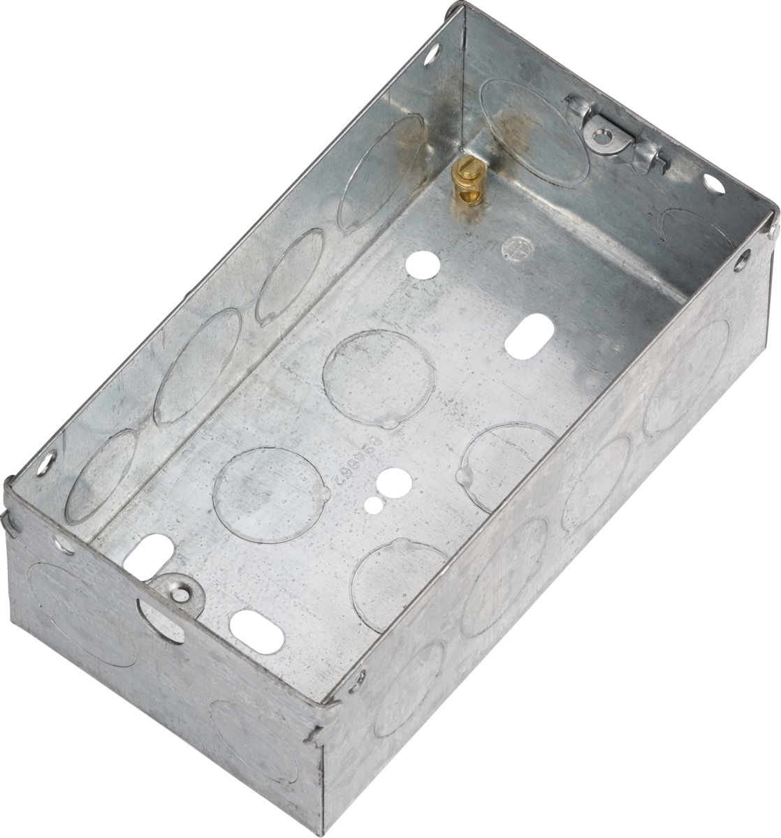 2G 47mm Galvanised Steel Box - Main Image
