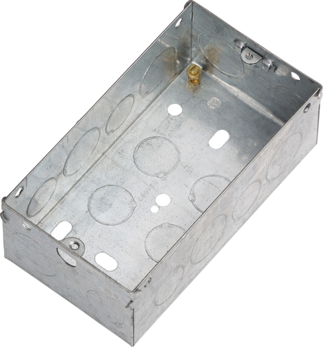 2G 47mm Galvanised Steel Box - Main Image