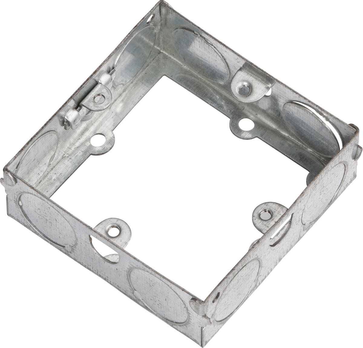 1G 25mm Galvanised Steel Extension Box