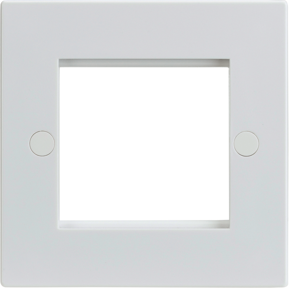 2G Modular Faceplate - White for Data Comms Installations