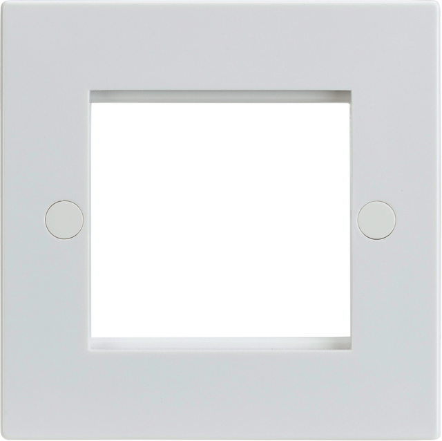 2G Modular Faceplate - White for Data Comms Installations