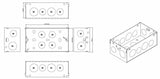 2G 47mm Galvanised Steel Box - Alternative View