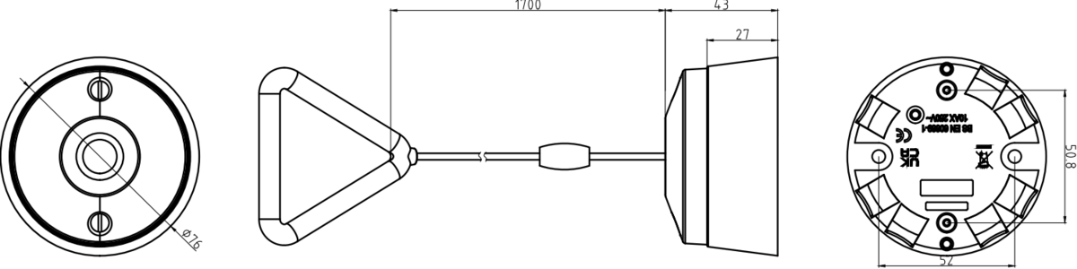 10AX 2-way Pull Cord Switch image