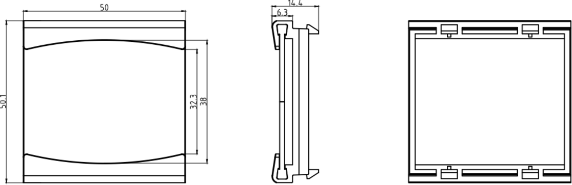 Brush Module White - Cable Management Solution