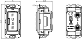 Alternative view of Knightsbridge 13A Fuse Holder Module