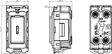 20AX DP Key Switch Module - Image 2