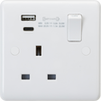 13A 1G DP Switched Socket with Dual USB A+C - CU9919D