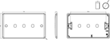 3G Dimmer Plate with Matching Caps Secondary View