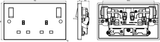 Knightsbridge 13A 2G DP Switched Socket - Additional Image
