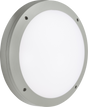 230V IP65 18W LED Round Bulkhead CCT with Microwave Sensor Grey