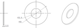 Magnetic Bezel - Polished Brass, Fire Rated Downlight