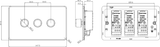 Additional view of the 3G 2-way Intelligent Dimmer - Antique Brass