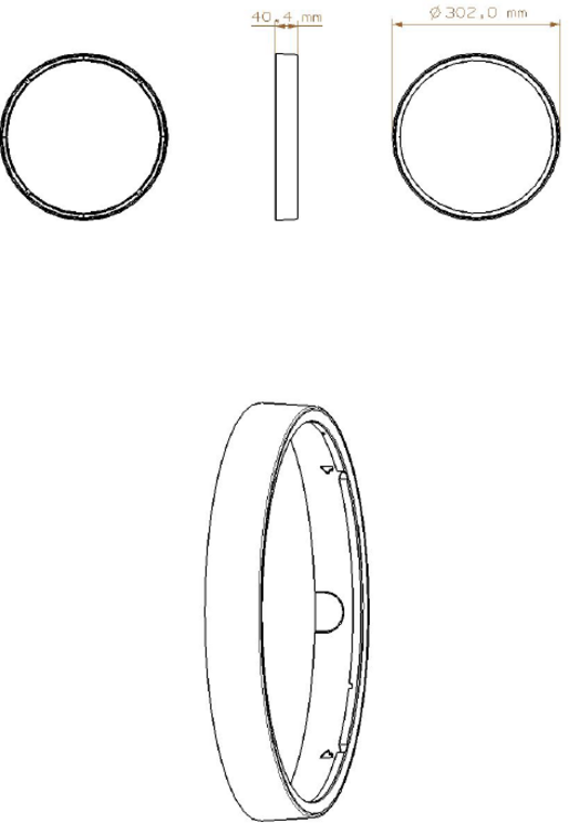 Chrome Bezel Accessory for BT EVO