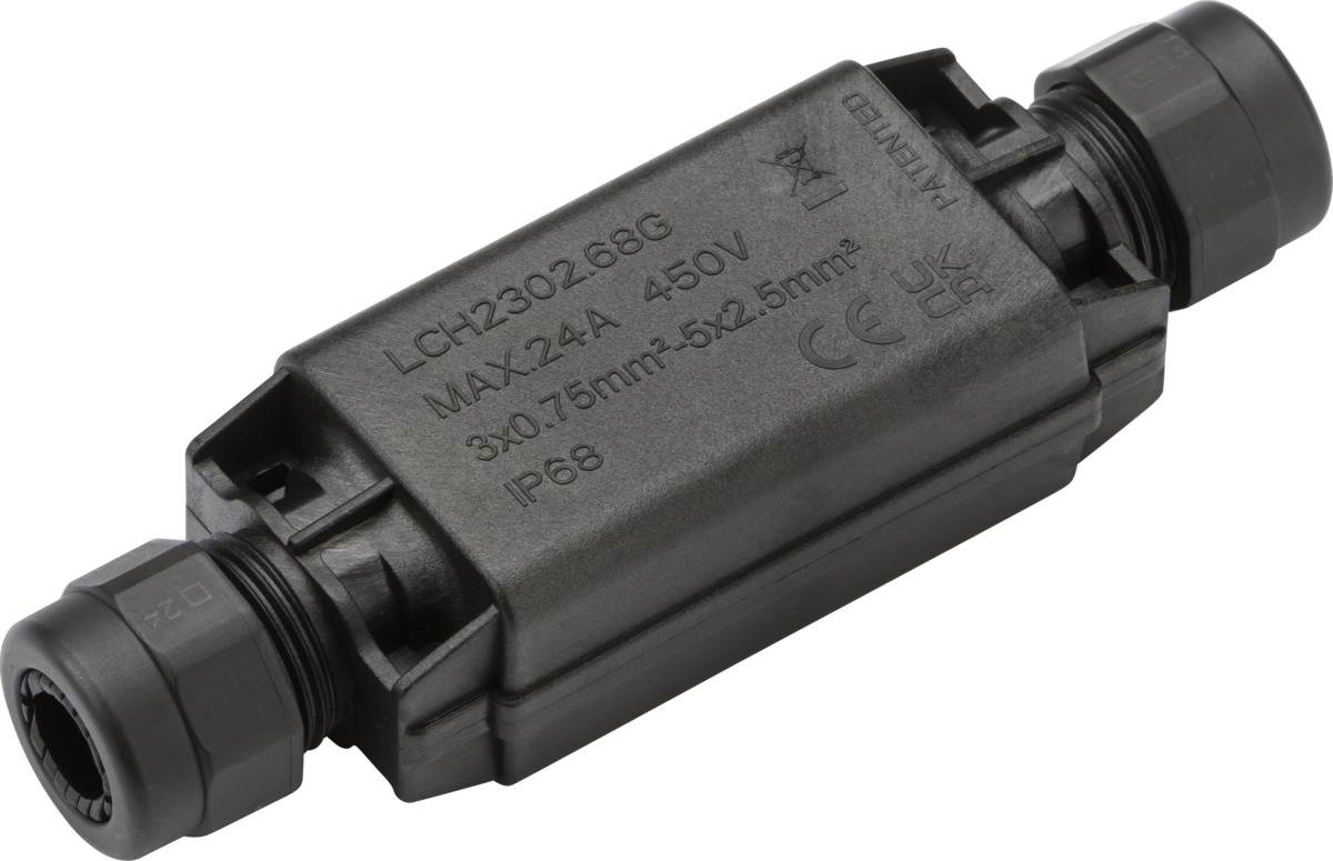 IP68 24A Inline Weatherproof Gel Box