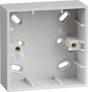 29mm PVC Single Back Box with Trunking Knockouts