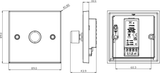 Intelligent Dimmer with Rotary Control - Brushed Chrome