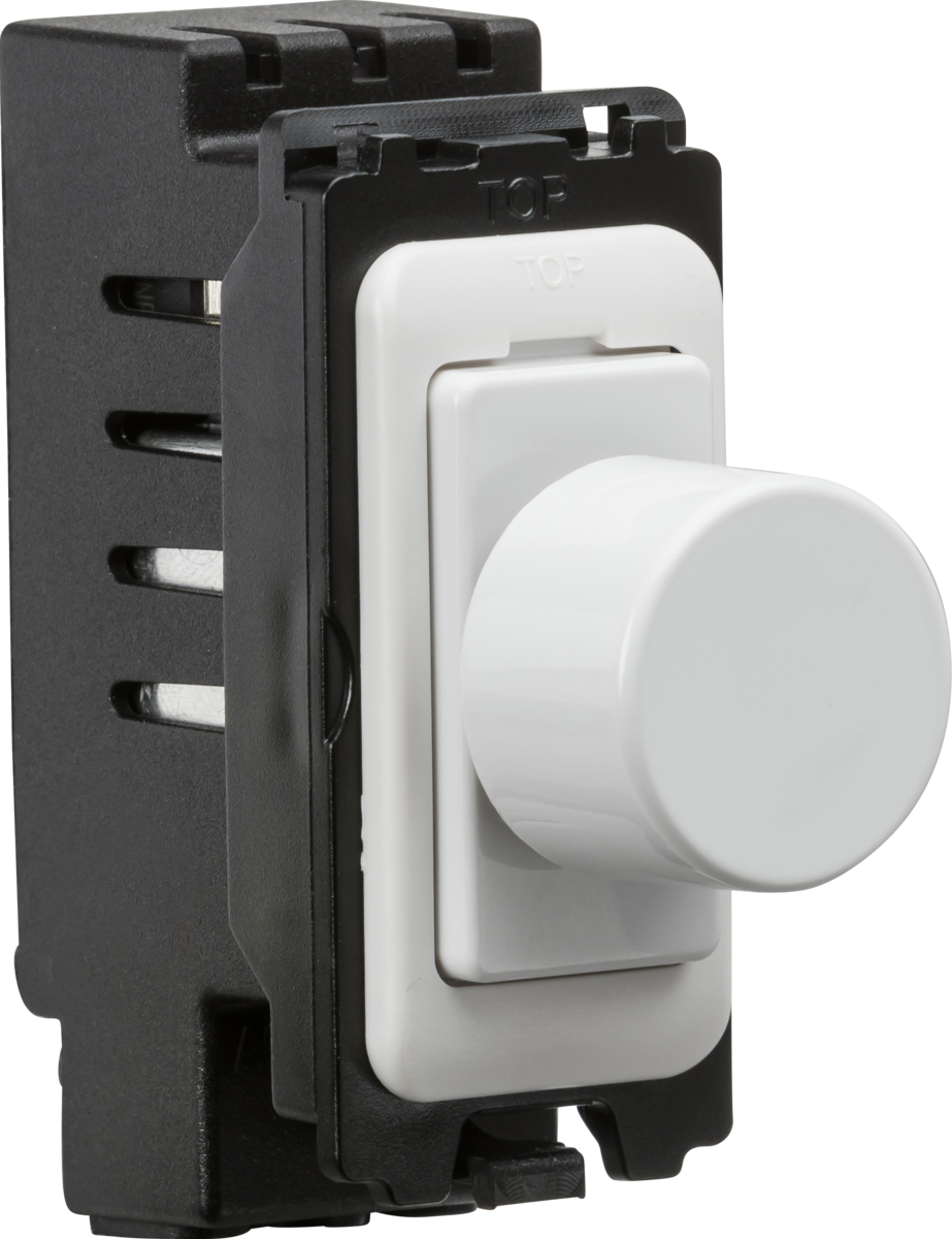 5-400W Intelligent 2-Way Dimmer Module with Curved Edge Grid Adaptor Kit
