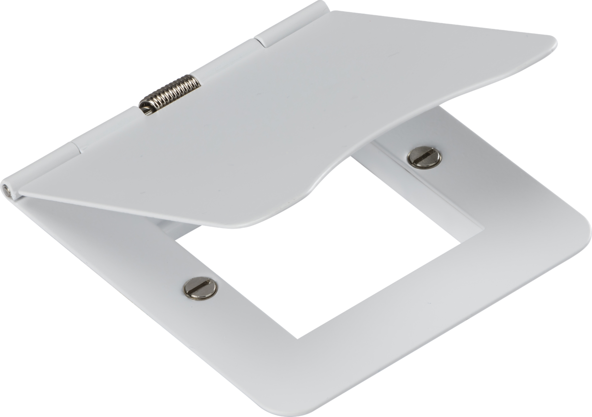 2G Modular Floor Plate Matt White - Euro Module Compatible