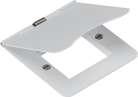 2G Modular Floor Plate Matt White - Euro Module Compatible